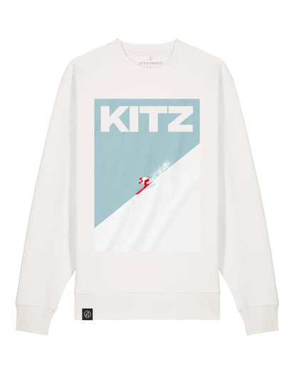 KITZ VERTIGO Pullover Unisex – white / blue