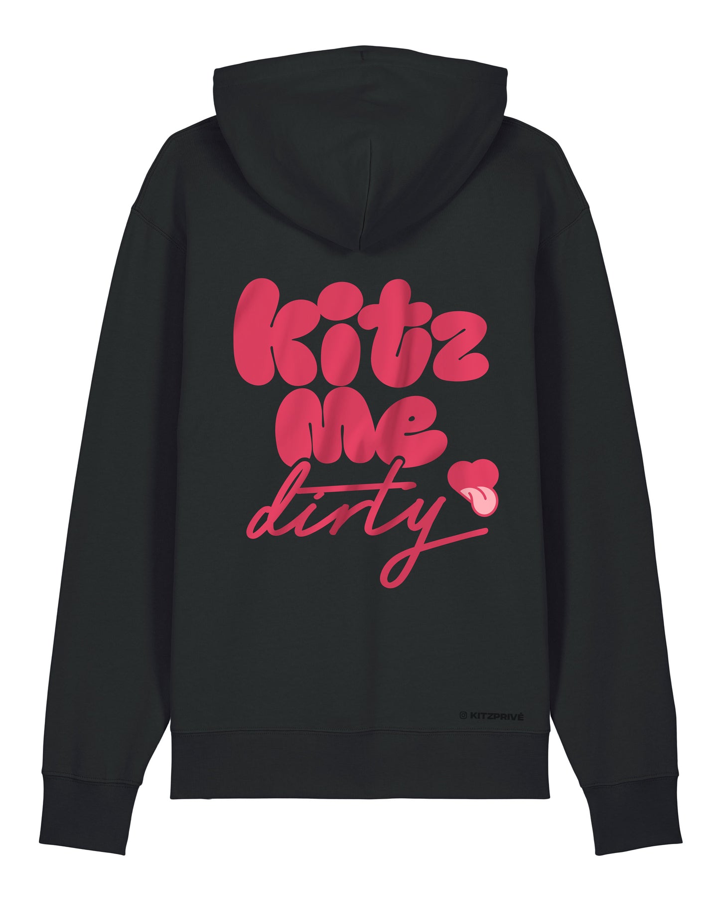 KITZ ME DIRTY Hoodie Unisex - black / red