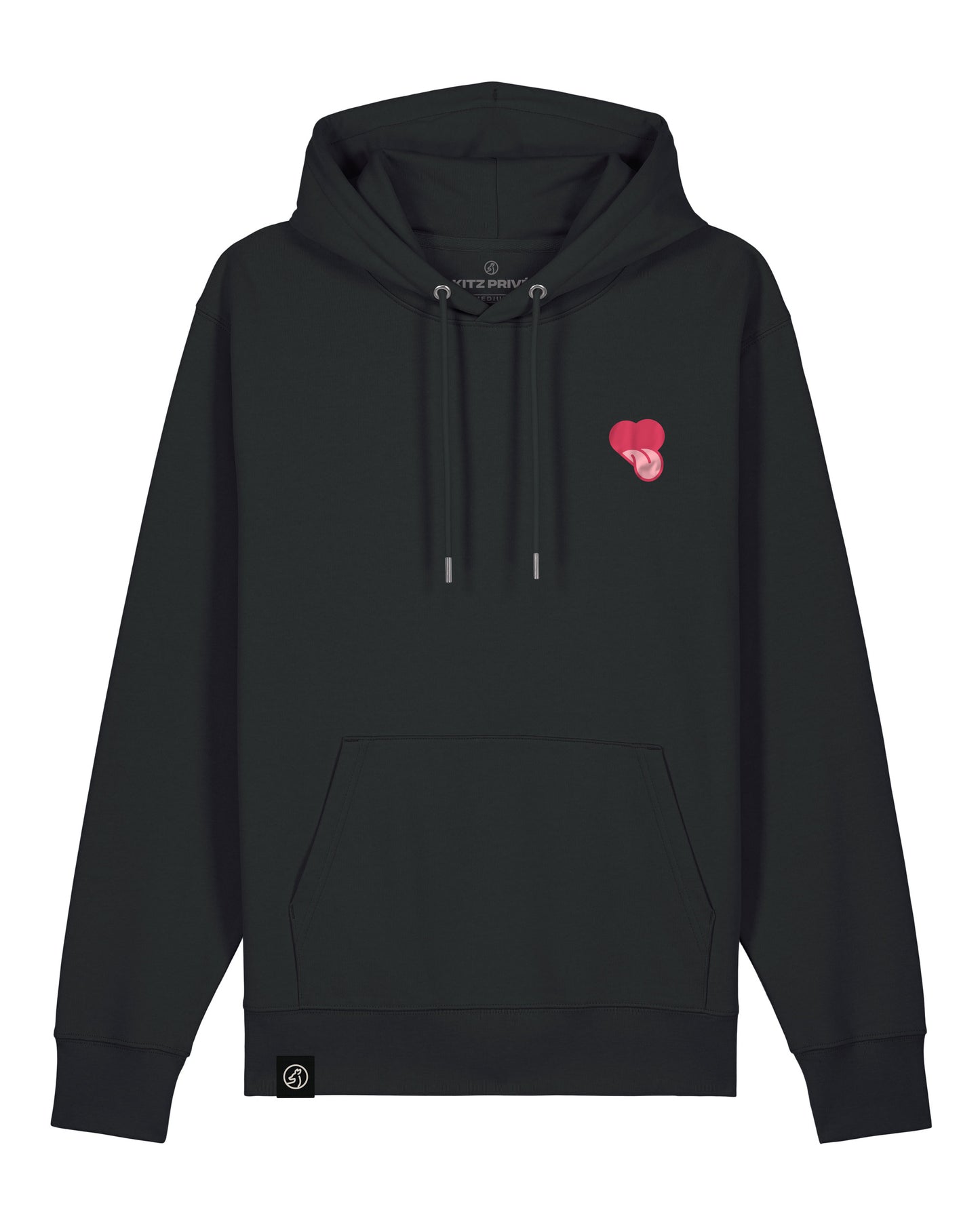 KITZ ME DIRTY Hoodie Unisex - black / red