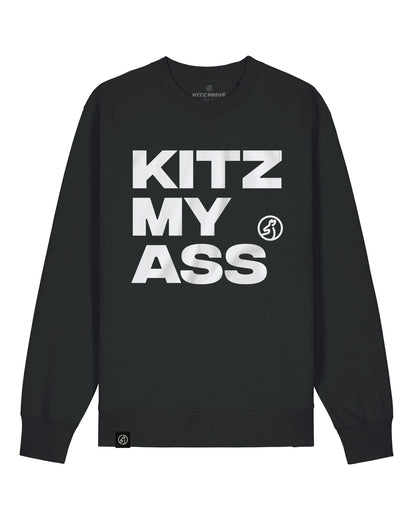 KITZ MY ASS Pullover Unisex – black / white