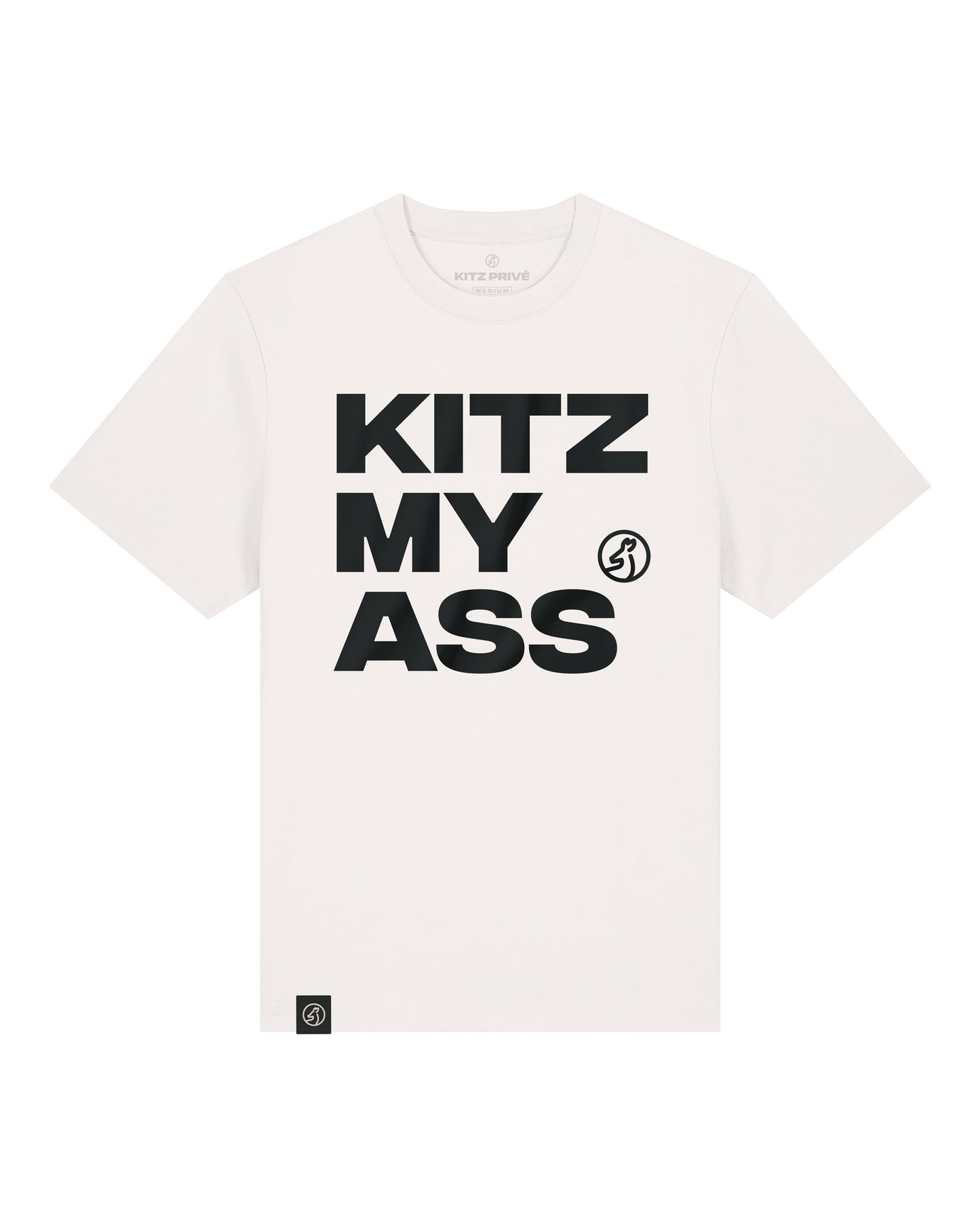 KITZ MY ASS Shirt Unisex – white / black